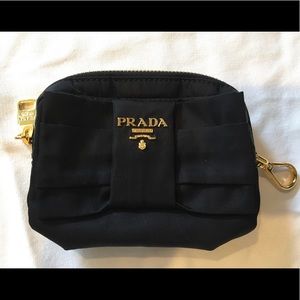 Black Nylon Prada coin purse